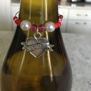 ❤️Heart wine bottle charm
